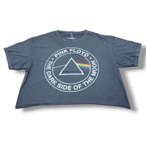 Pink Floyd Shirt Size Size Large The Dark Side Of The Moon Graphic Tee Crop Top